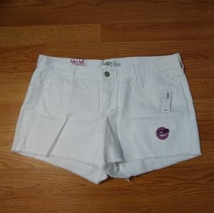 White "The Diva" shorts from Old Navy NWT